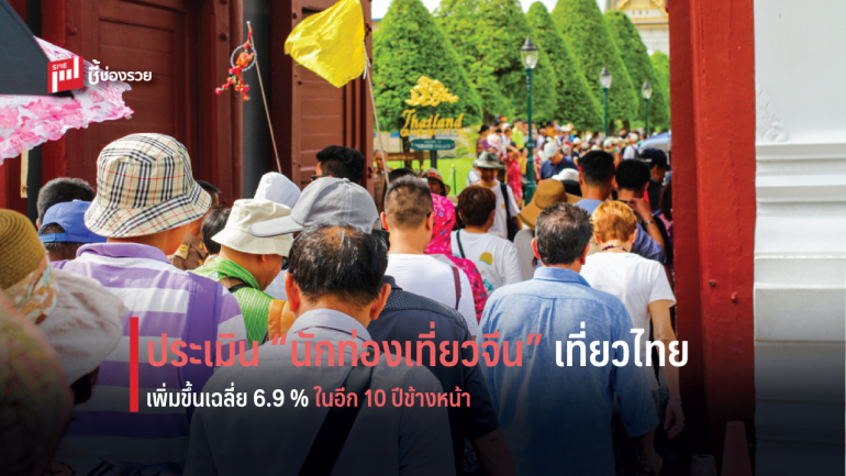 กรุงไทยประเมินมีนักท่องเที่ยวจีนเยือนไทย 23 ล้านคนในปี 2030