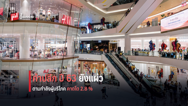 ค้าปลีกไทยปี 2563 คาดโต 2.8% กำลังซื้อผู้บริโภคยังคงกดดันการเติบโตของธุรกิจอย่างต่อเนื่อง