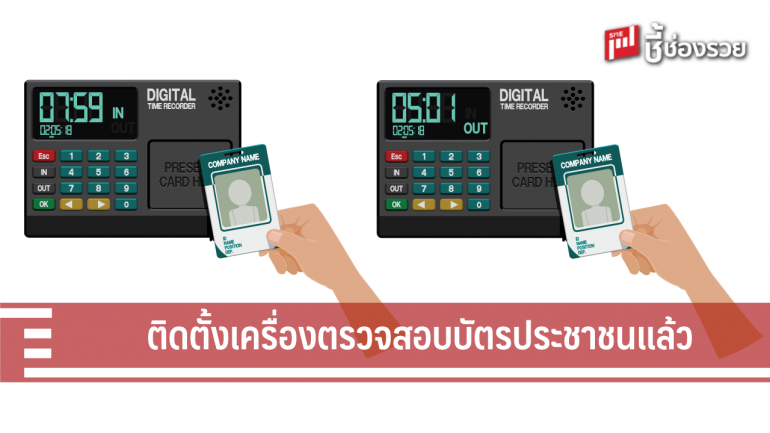 กรุงไทย ติดตั้ง เครื่องตรวจสอบบัตรประชาชนทุกสาขา