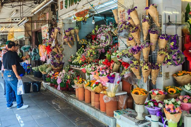 13.Flower market Thailand (ปากคลองตลาดใหม่)